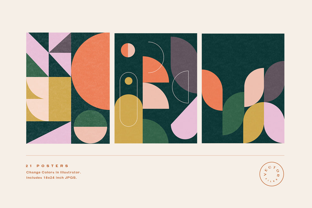 Geometric Shapes, Patterns and Posters – Little Valley Studio