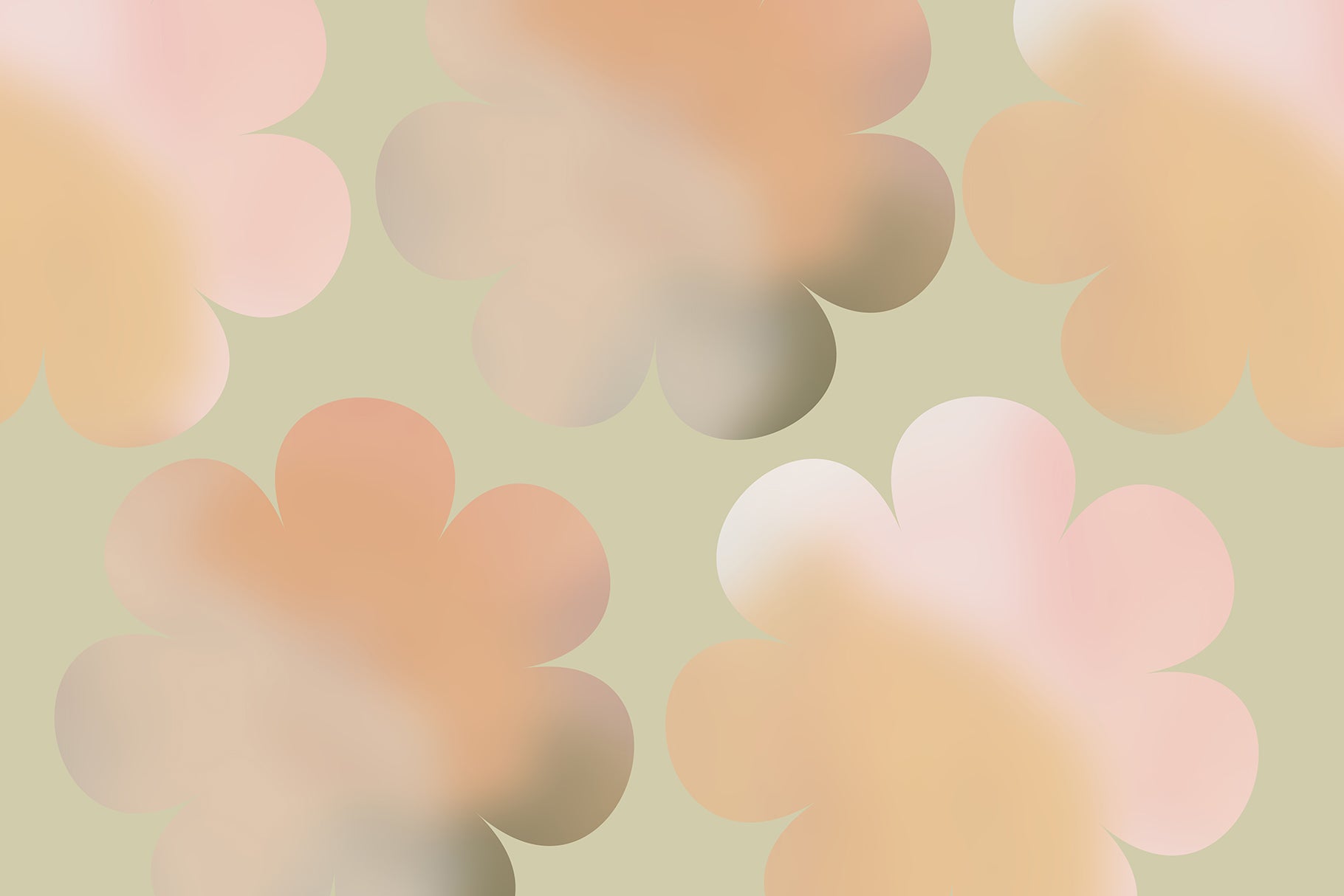 gradient flowers backgrounds