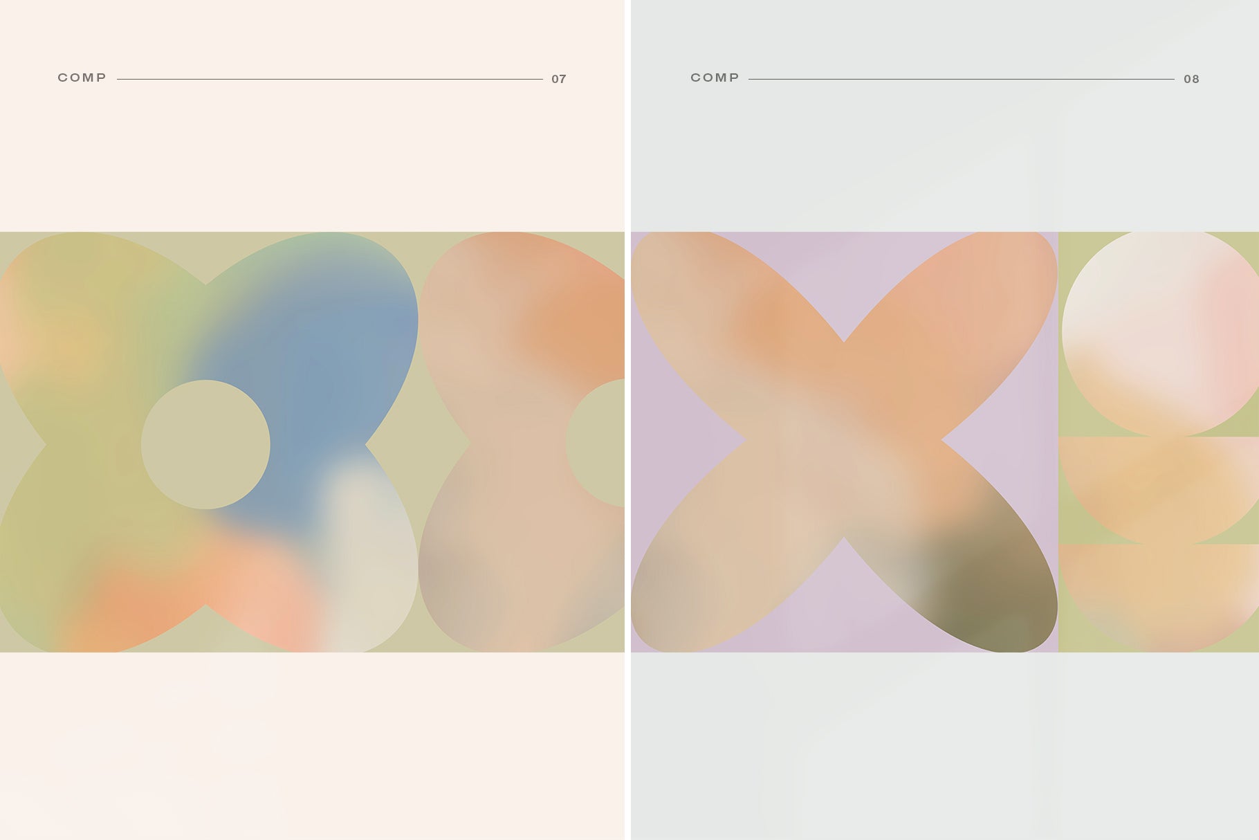 bold gradient shapes backgrounds