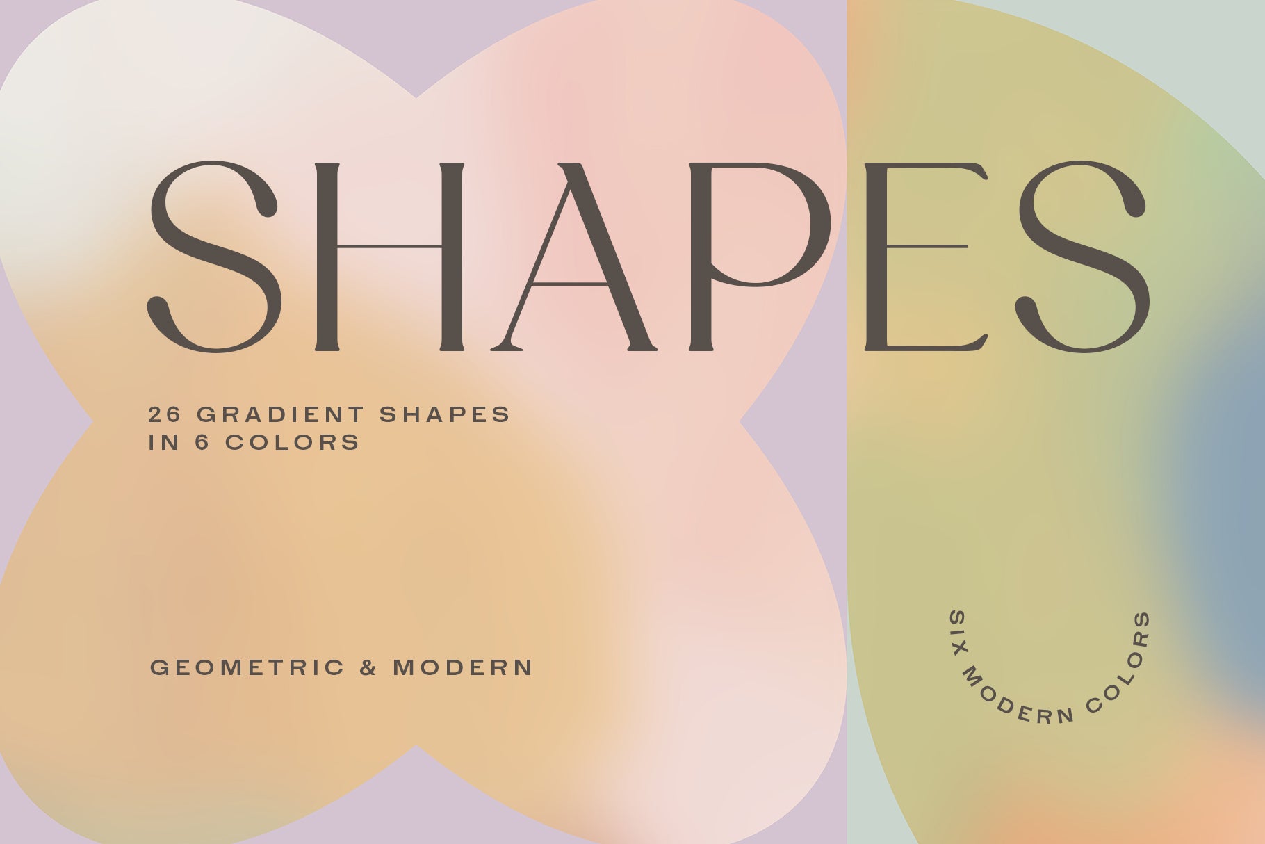 gradient shapes backgrounds