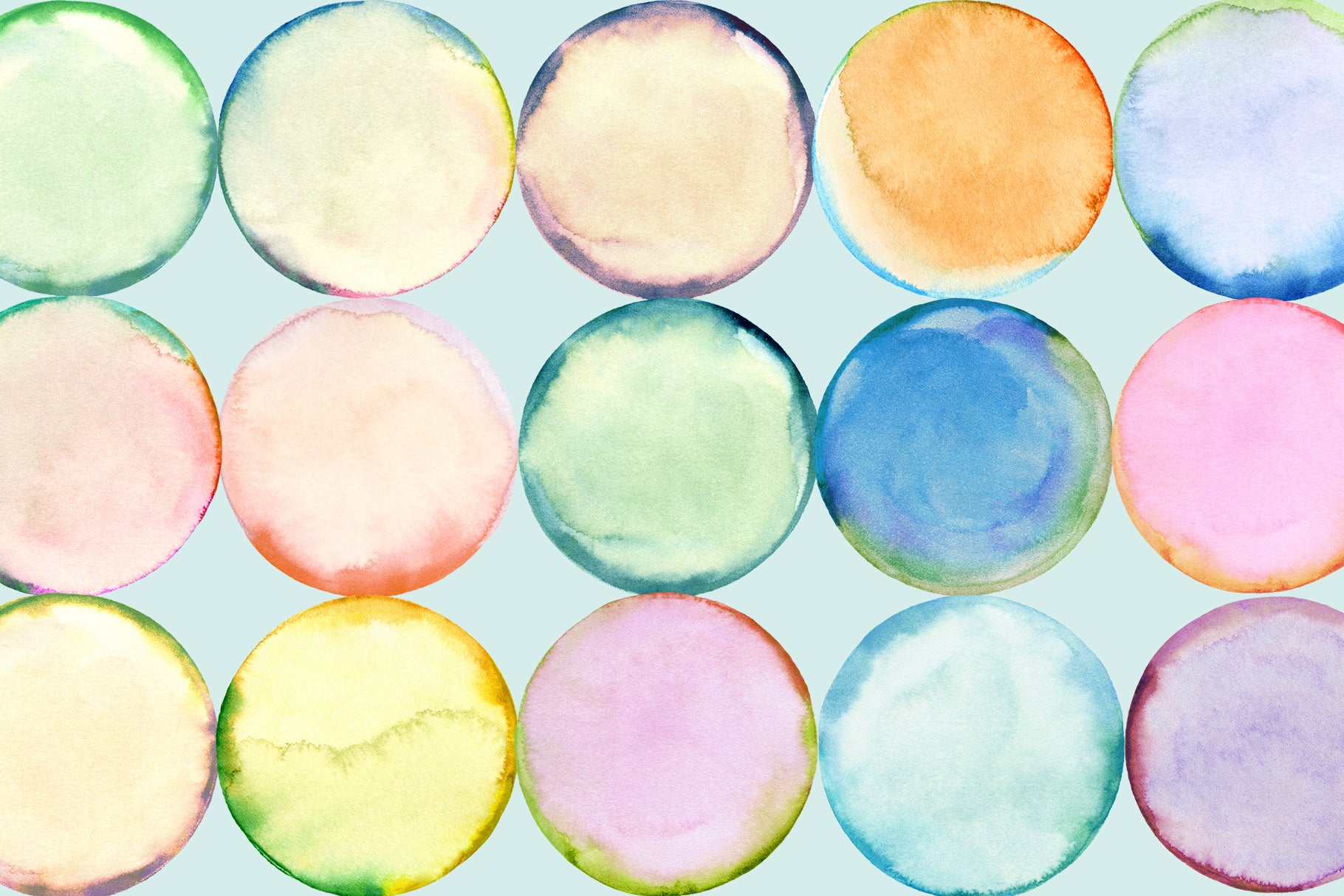 Watercolor Circles